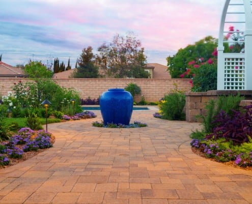 Landscape Central Fountain