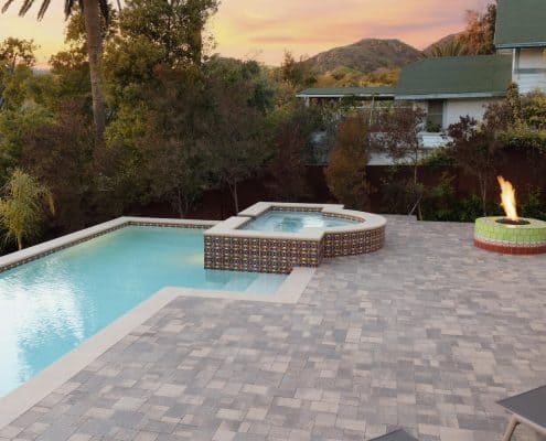 Pool, Spa and Fire Pit