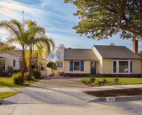 Driveway on Estate with Walkway