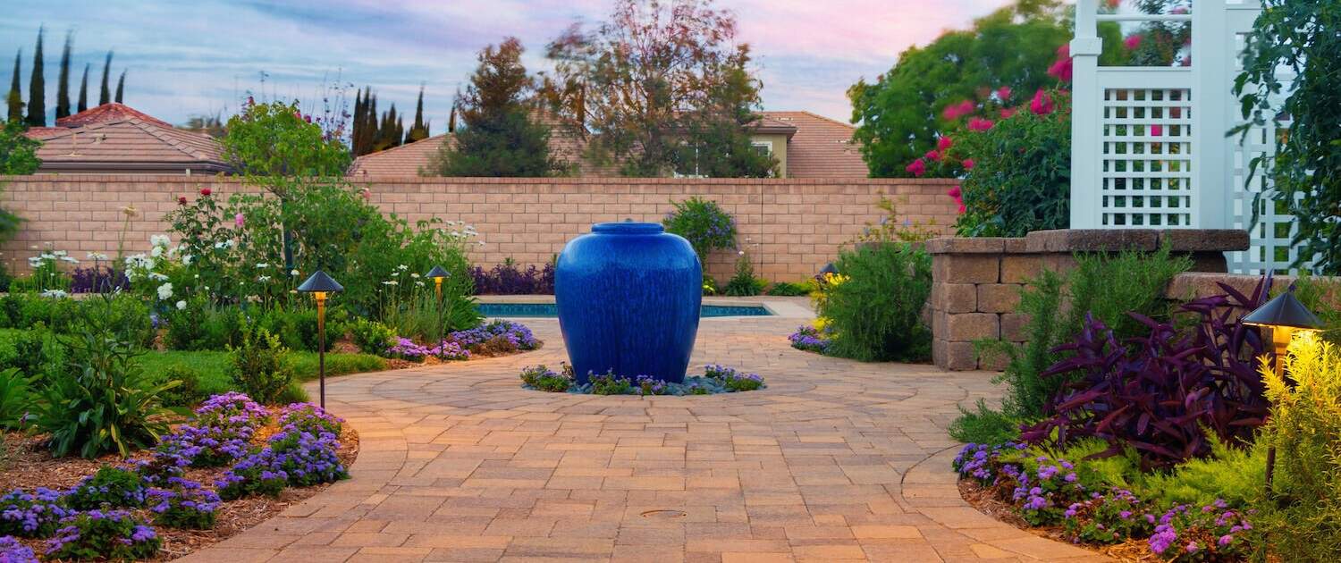 Landscape Central Fountain