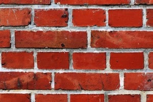 Brick Wall Red