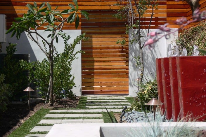 Walkway Carpentry with Garden Design