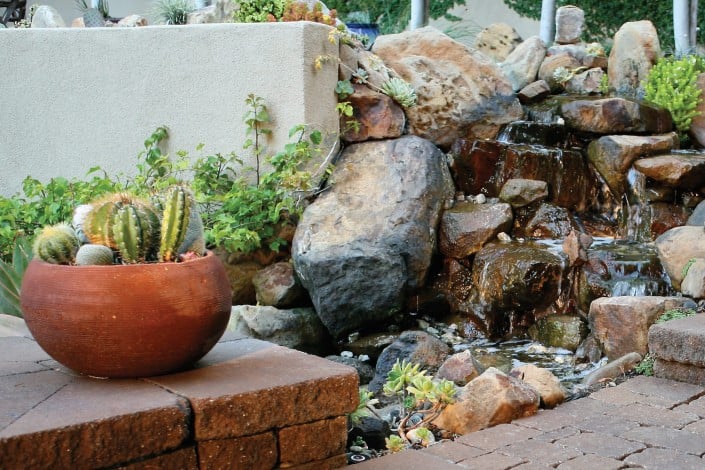 Water Feature Stone Water Fall