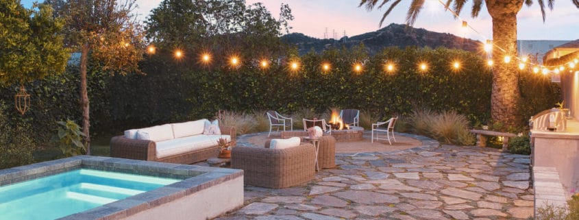 rustic patio lights