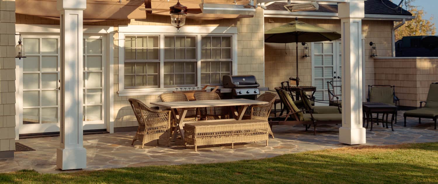 Patios with bbq grill design