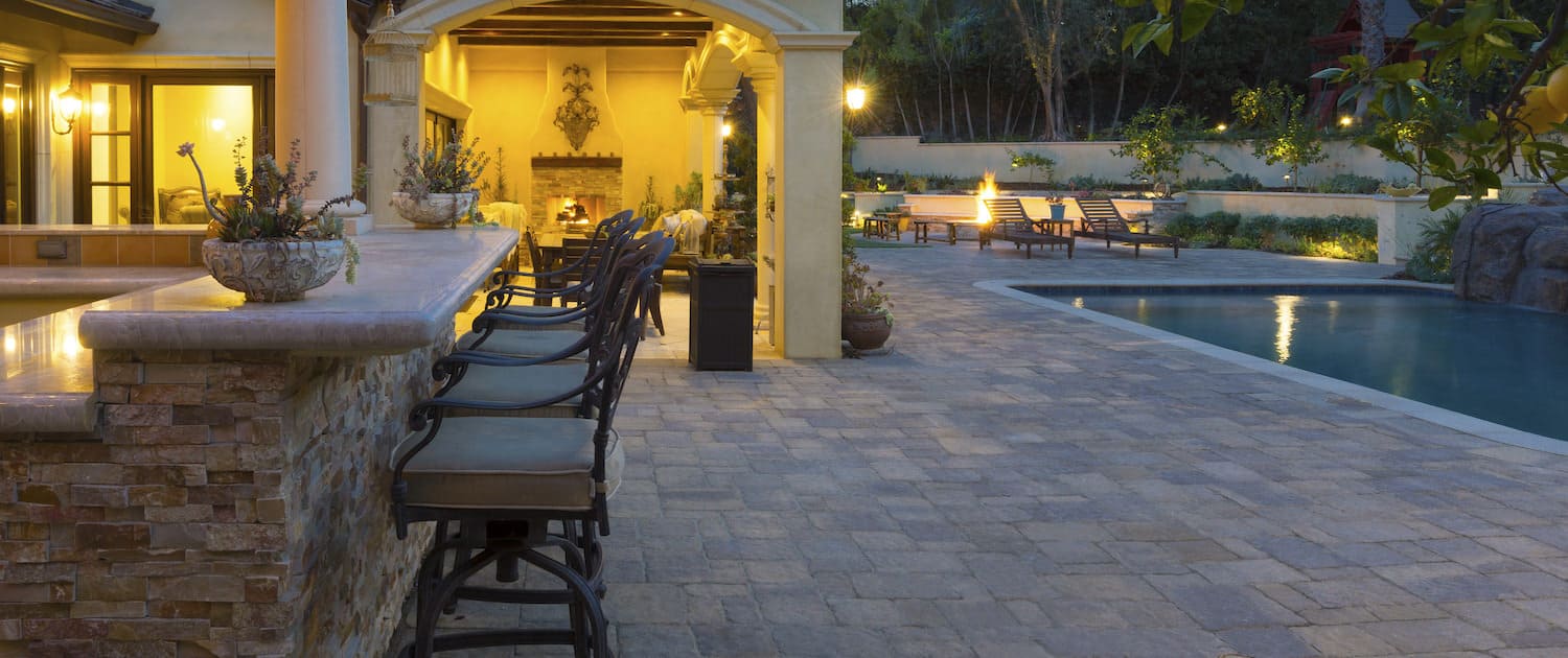 Commercial Landscape Design with pool