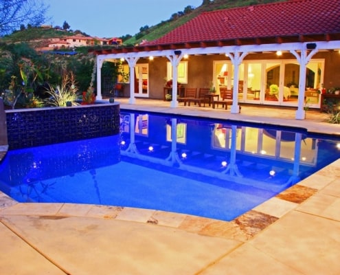 Carpentry pool side design