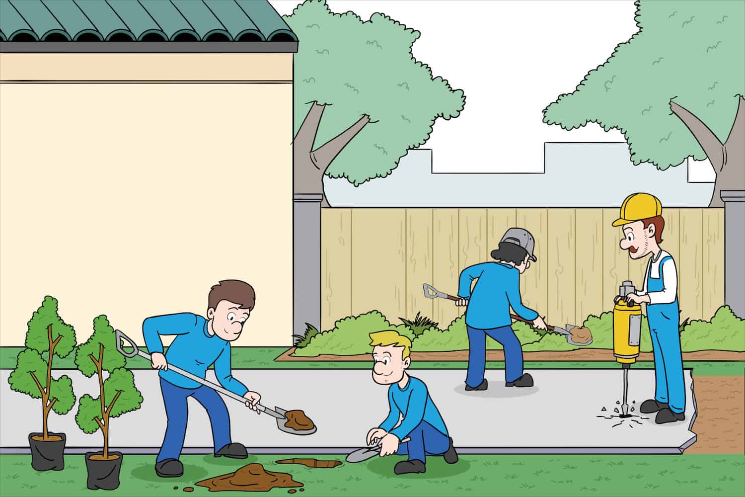 The Construction Is Underway