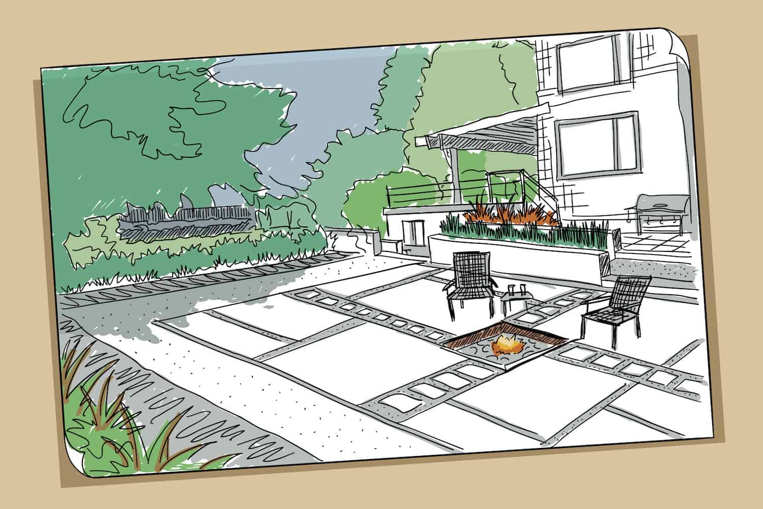 The First Conceptual Drawing