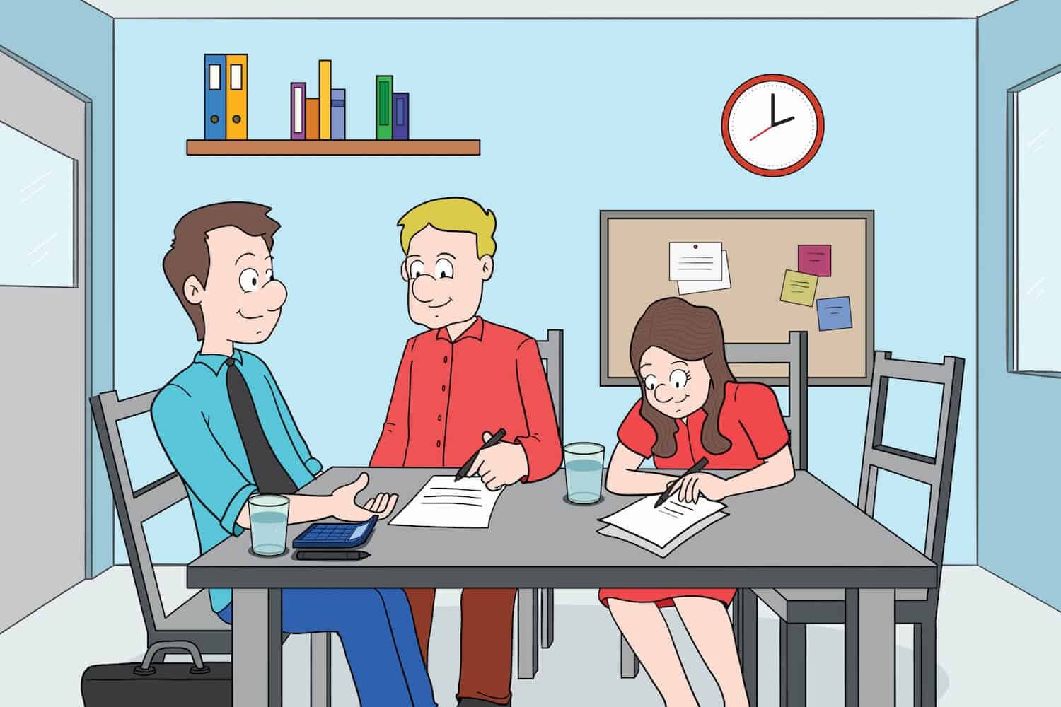 designer client meeting